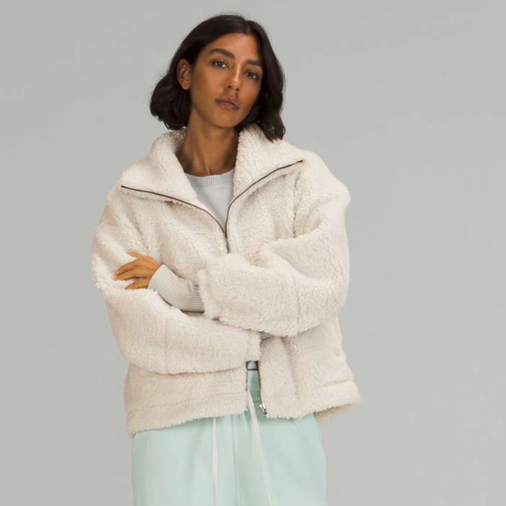Lululemon Cinchable Fleece Zip Up